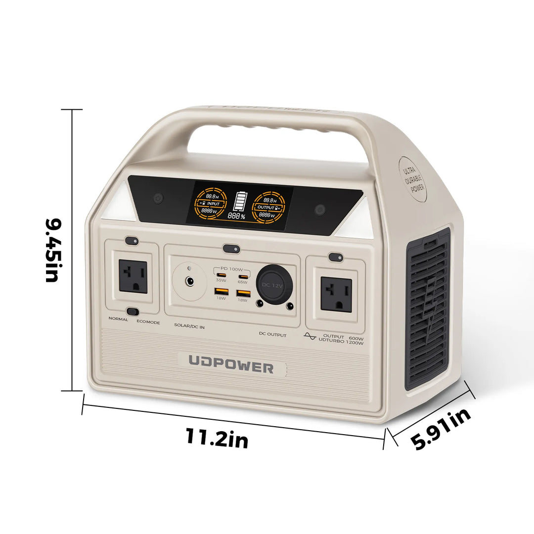 UDPOWER C600 Portable Power Station