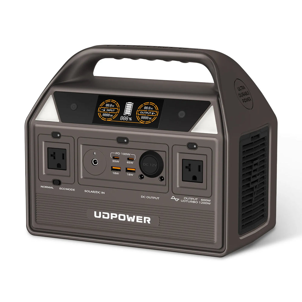 Brown UDPOWER C600 600W portable power station
