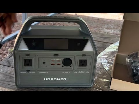 UDPOWER C600 Portable Power Station Test and Review/595wh LifePo4 Battery