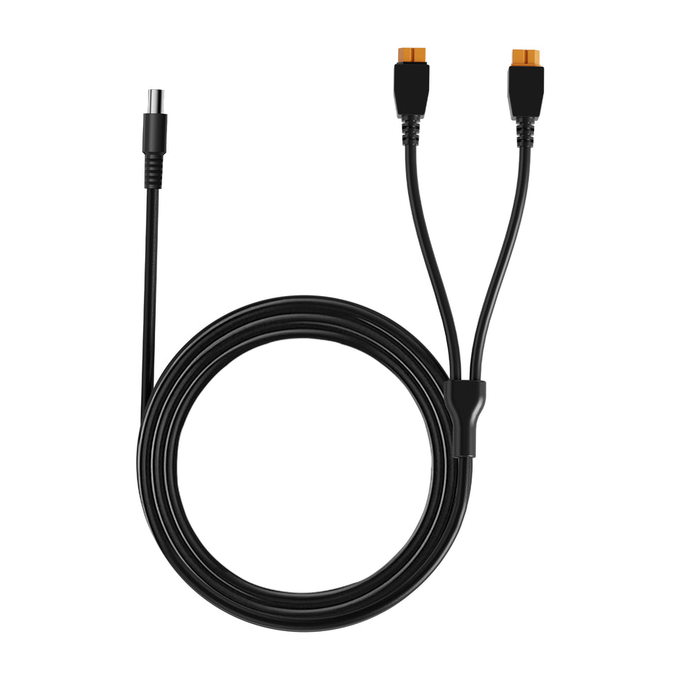 XT60 to DC7909 Y Parallel Adapter Cable for Solar Panels to Power Station