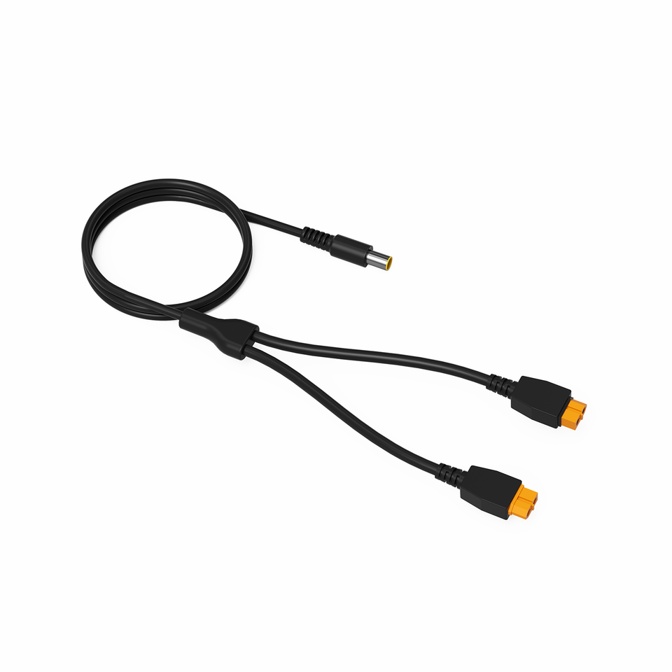 XT60 to DC7909 Y Parallel Adapter Cable for Solar Panels to Power Station