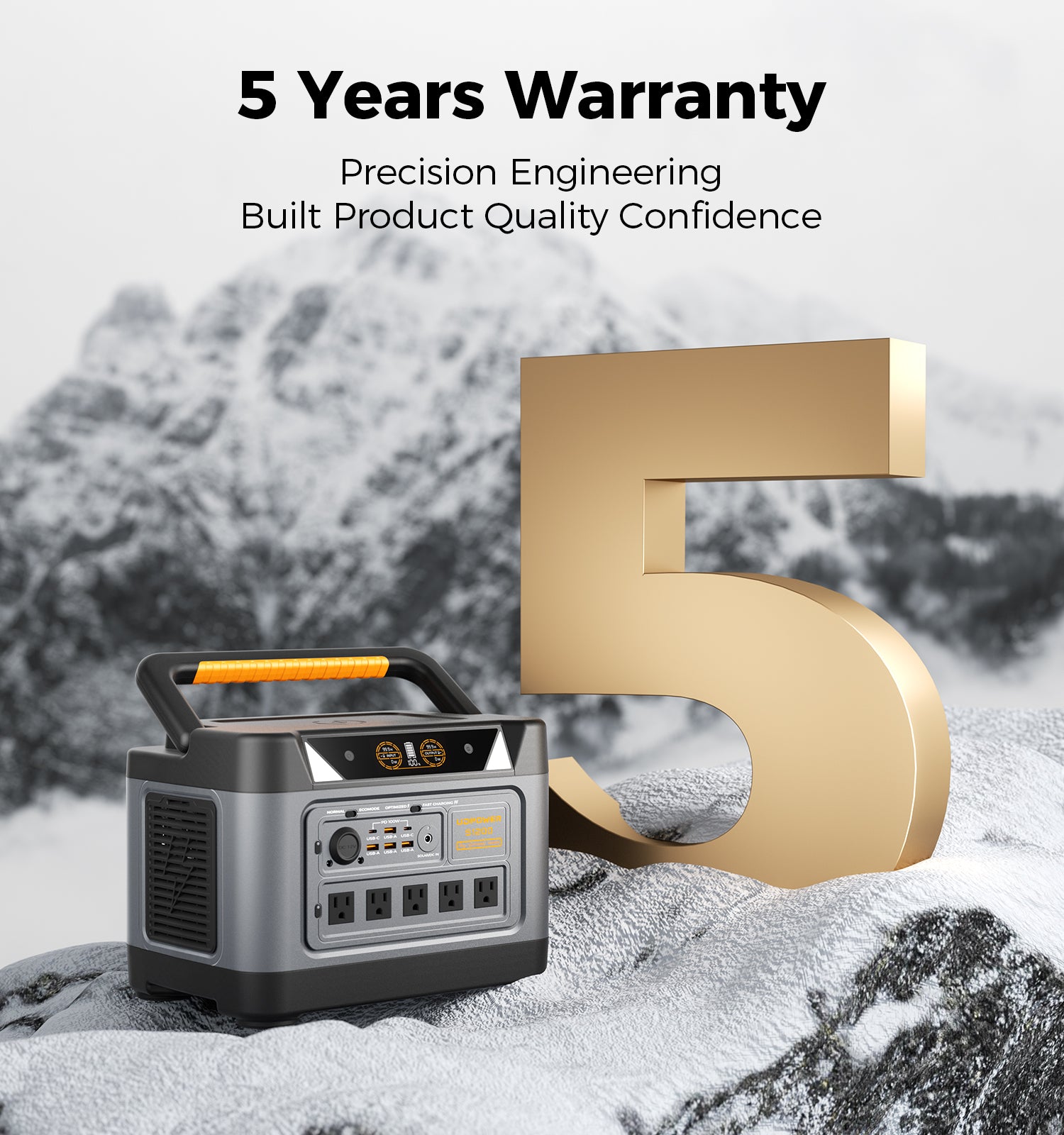 1000W poratble power station with 5 years warranty